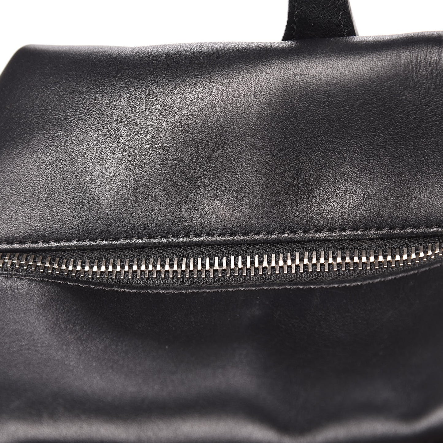 Calfskin Quilted Feather Weight Bowling Bag Black
