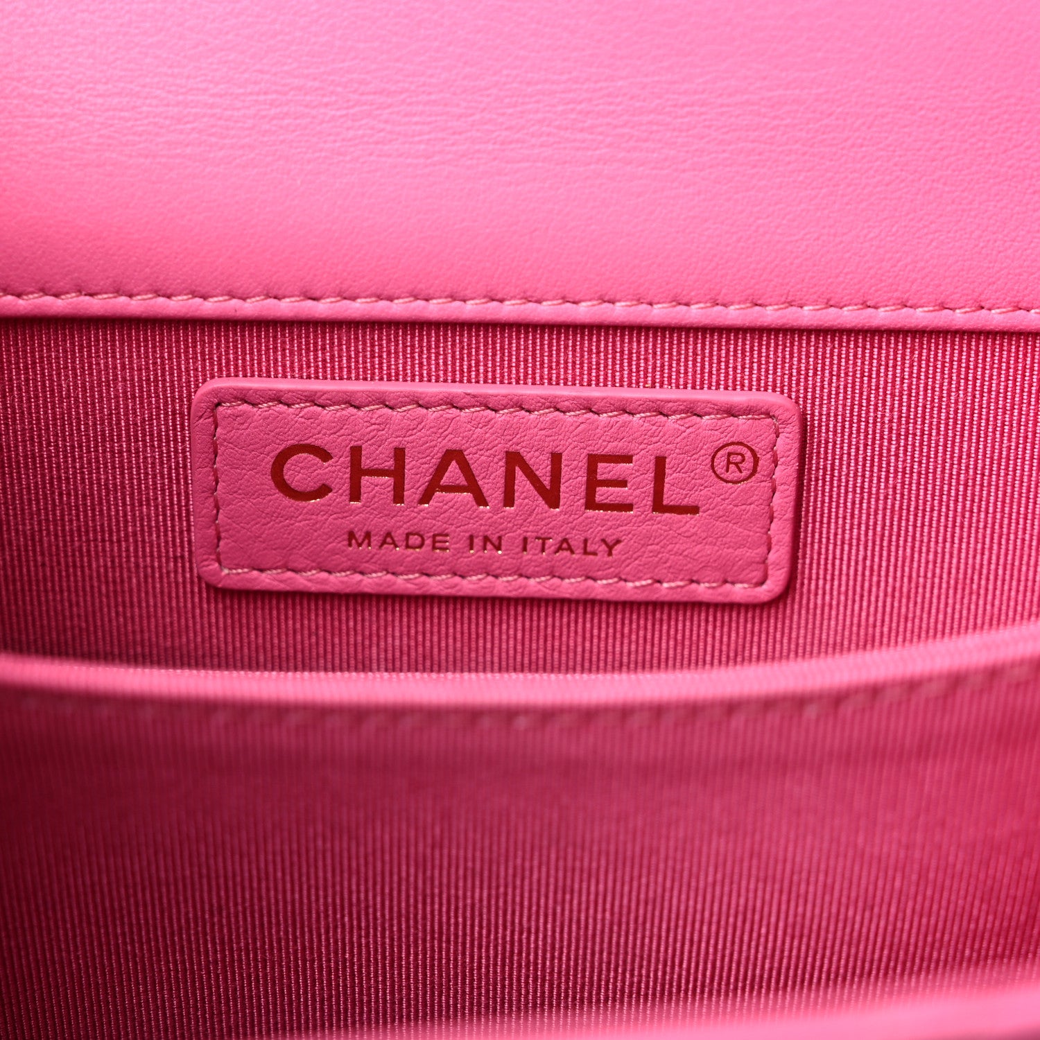Chanel Caviar Quilted North South Boy Flap Pink 6 of 9