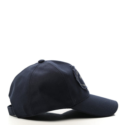 Prada Cotton Baseball Hat M Navy 5 of 8