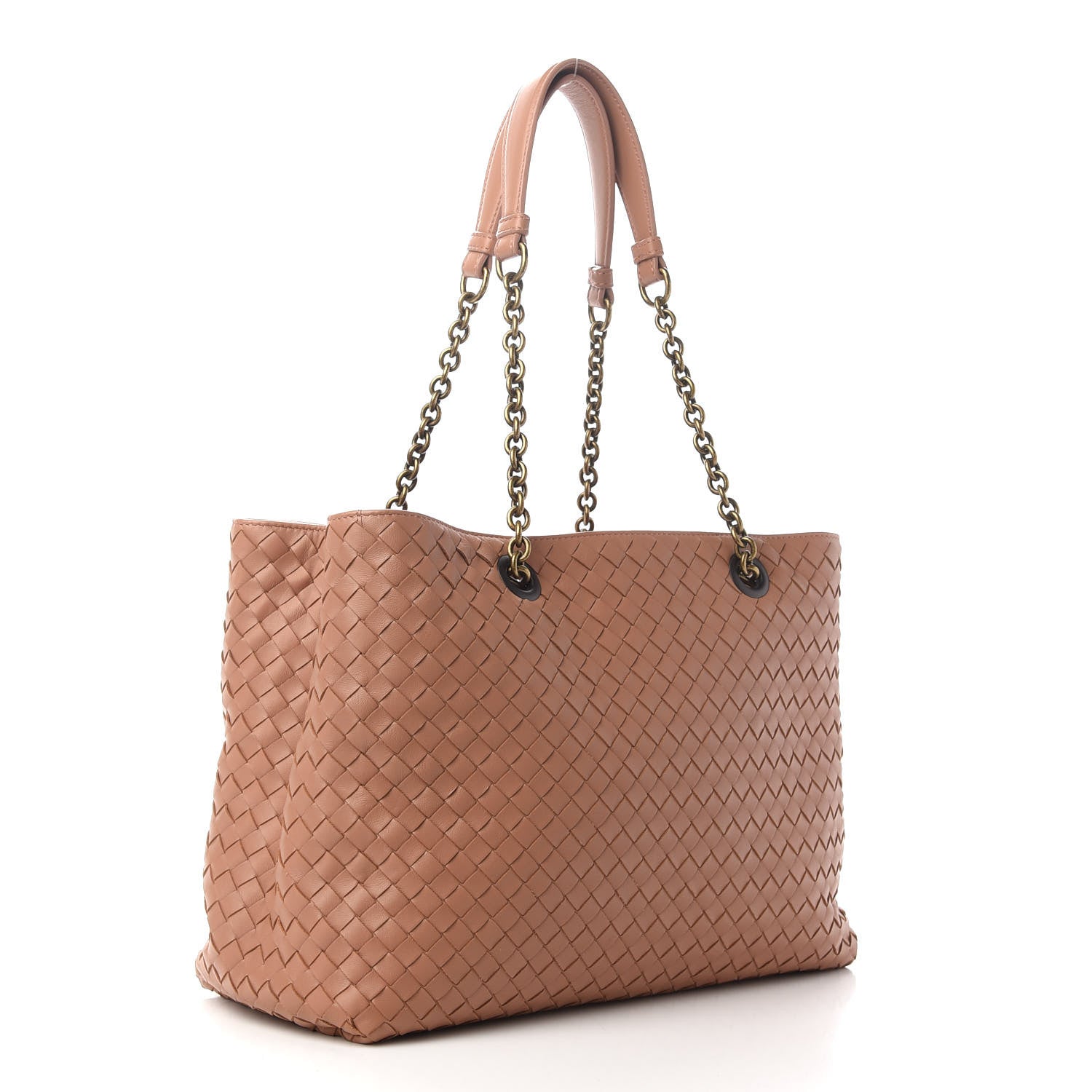 Bottega Veneta Nappa Intrecciato Medium Tote Dusty Rose 3 of 8