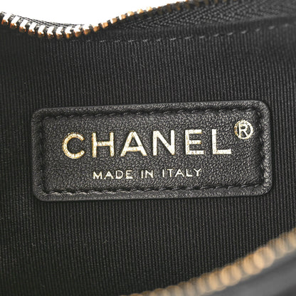 Chanel Lambskin Quilted Small Hobo Bag Black 6 of 10
