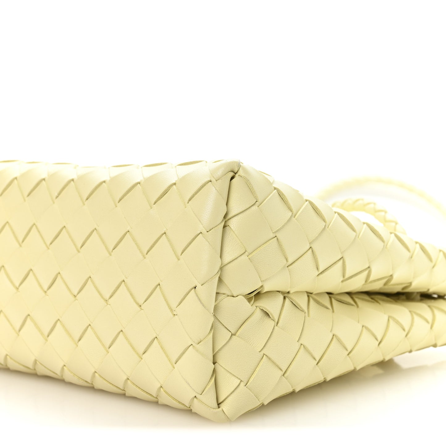 Nappa Intrecciato Small Andiamo Shoulder Bag Chamomile