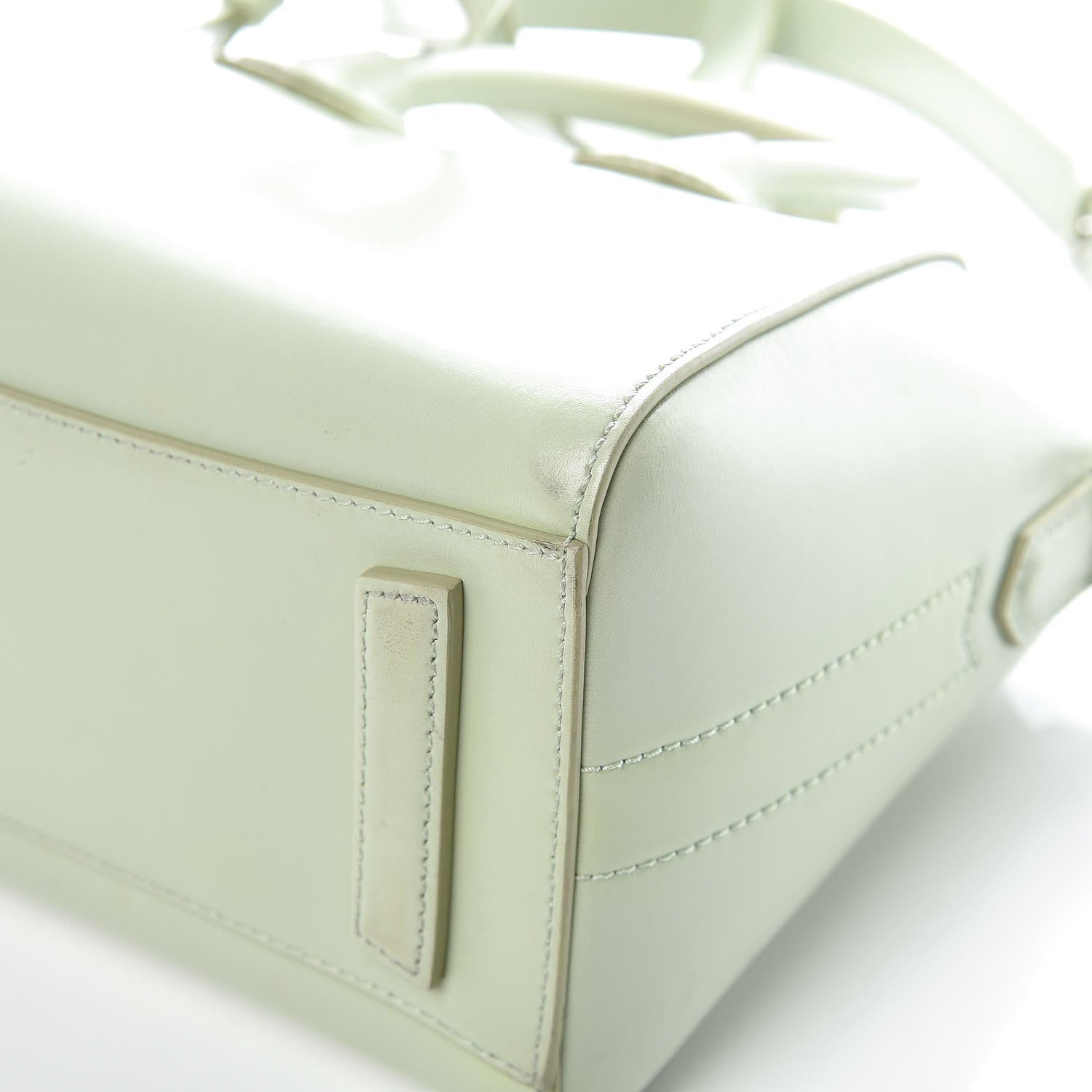 Givenchy Shiny Lord Calfskin Mini Antigona Aqua Green 15 of 24