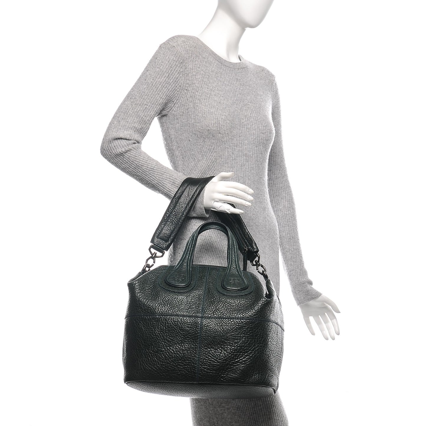 Pebbled Calfskin Medium Nightingale