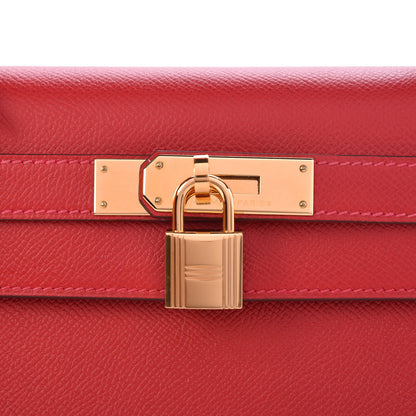 Hermes Epsom Kelly Sellier 28 Rouge Casaque 36 of 41