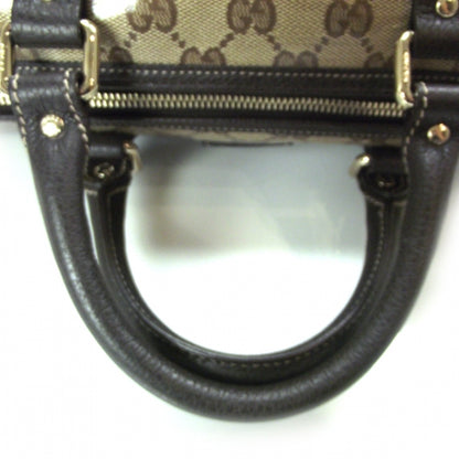 Gucci Crystal Monogram Dollar Calfskin Medium Joy Boston Beige Ebony Testa di Moro 7 of 11