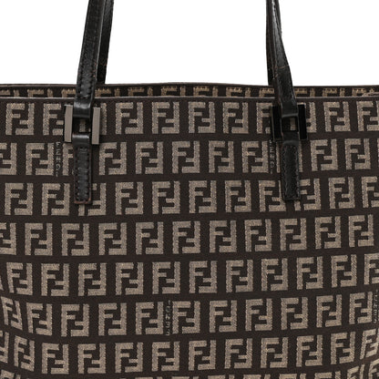 Fendi Zucchino Small Tote Brown 8 of 11