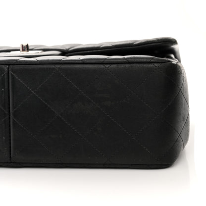 Chanel Lambskin Quilted Jumbo Double Flap Black 20 of 20