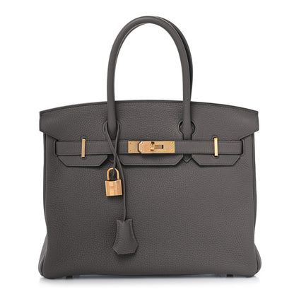Hermes Togo Birkin 30 Etain 1 of 12