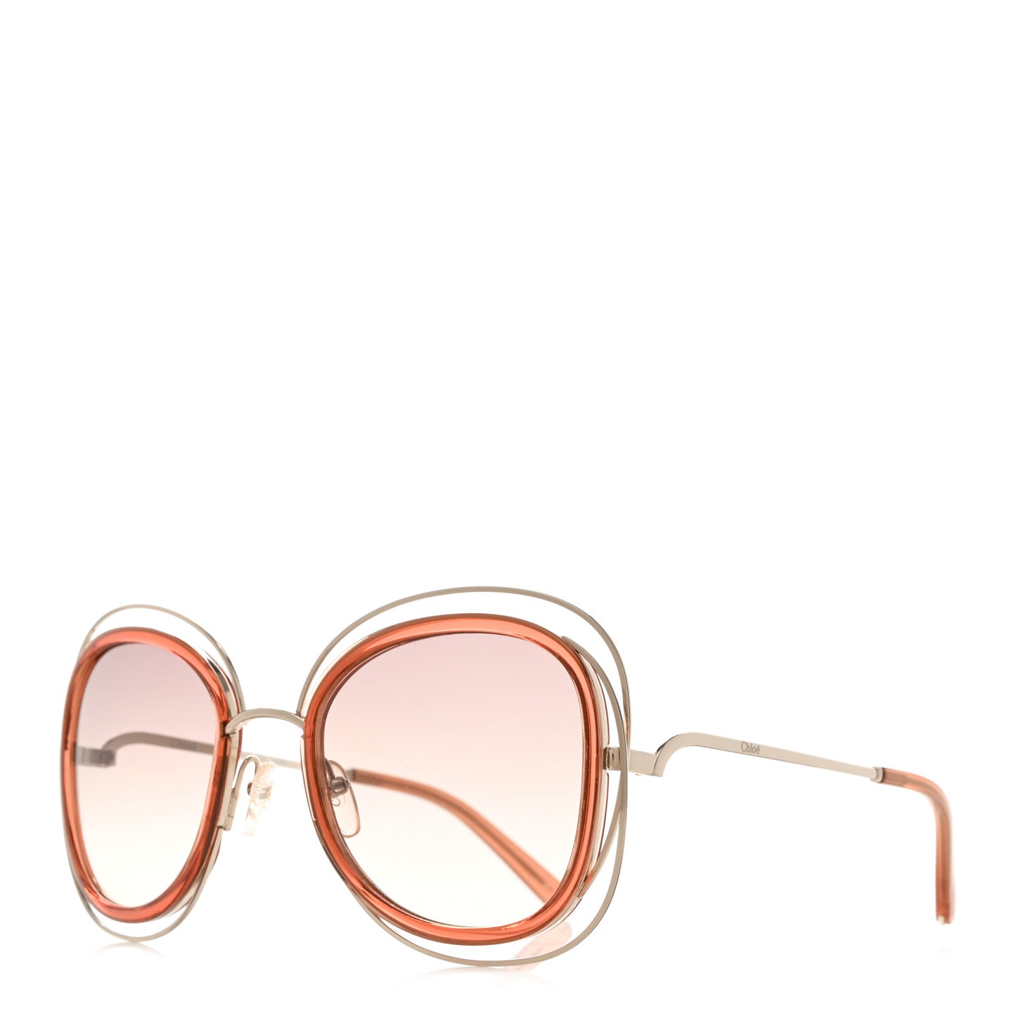 Oversized Carlina Sunglasses CE123S Gold Peach