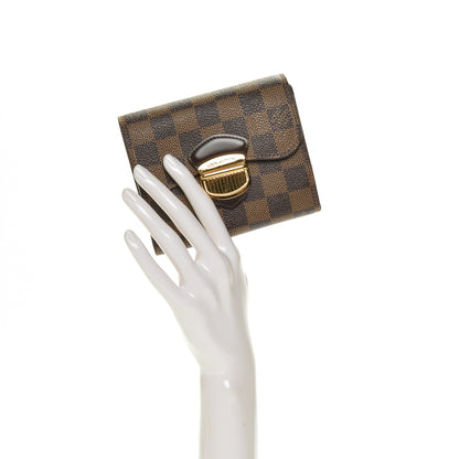 Louis Vuitton Damier Ebene Joey Wallet 2 of 6