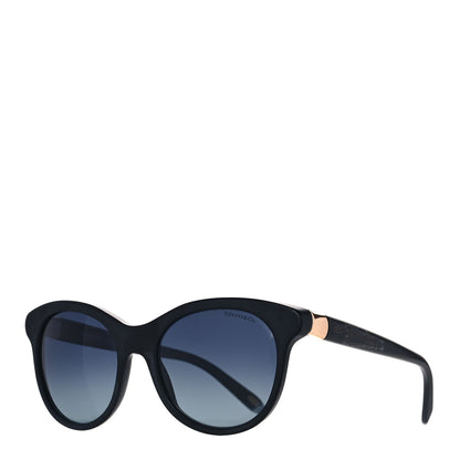 Tiffany 1837 Cat Eye TF4125 Sunglasses Black Gold 1 of 10