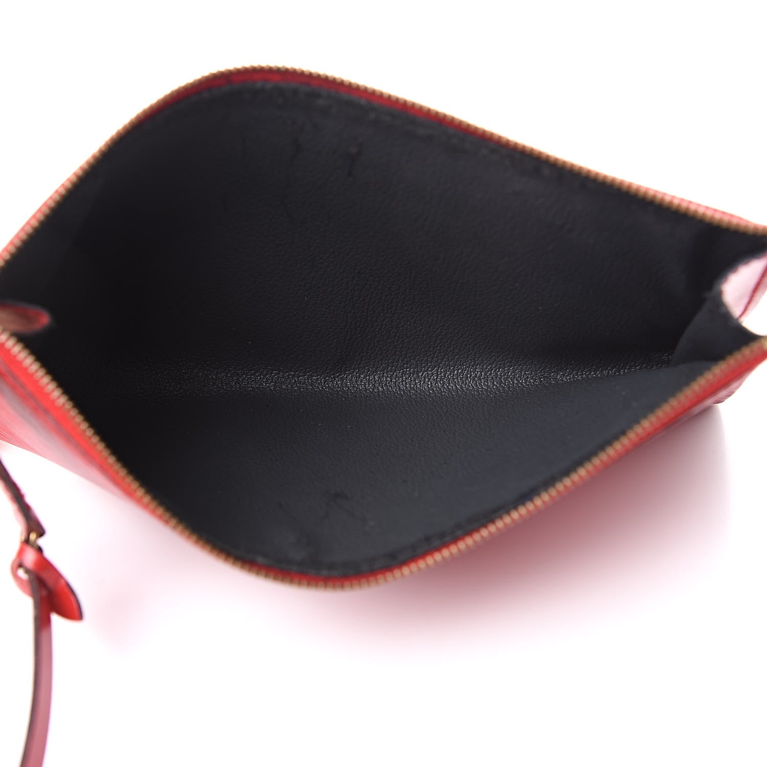 Louis Vuitton Epi Pochette Accessories 24 Castillan Red 5 of 13