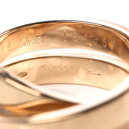 Cartier 18K Yellow Gold 9mm Paris Nouvelle Vague Ring 56 7.5 4 of 4