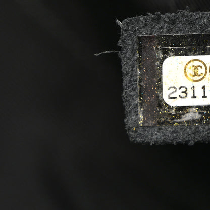 Chanel Metallic Goatskin Quilted Medium Rock In Rome Tote Charcoal 7 of 14