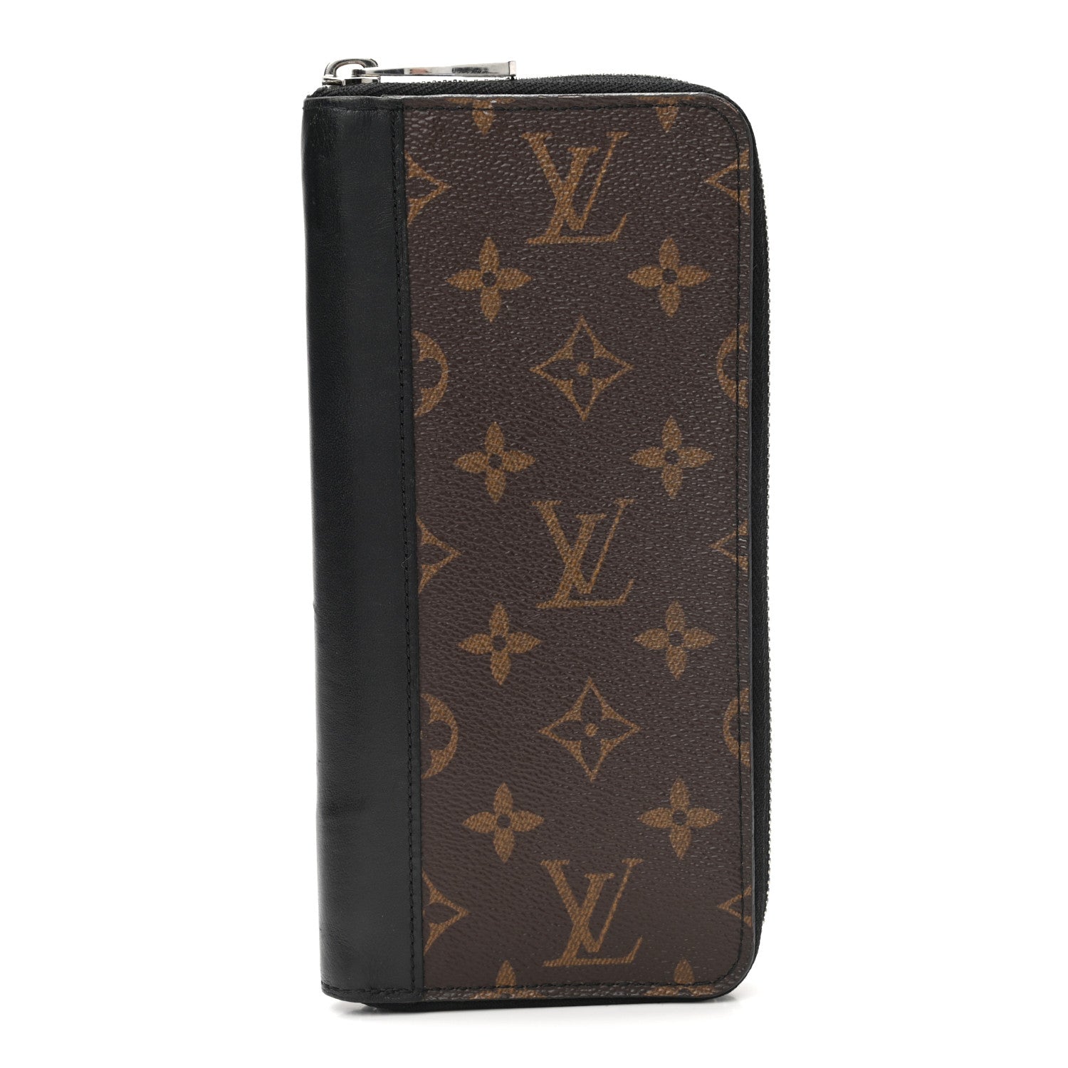 Louis Vuitton Monogram Macassar Vertical Zippy Wallet 1 of 8