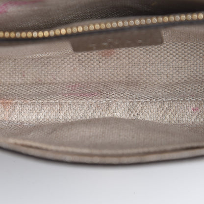 Gucci Metallic Pebbled Calfskin Medium Soho Flap Crossbody Golden Beige 10 of 13