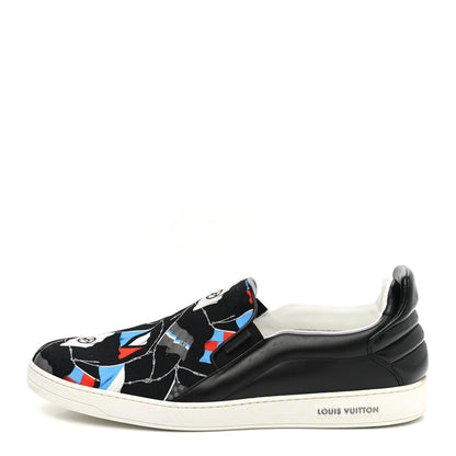 Louis Vuitton Flags Rope Twister Slip On 12 Black 1 of 8
