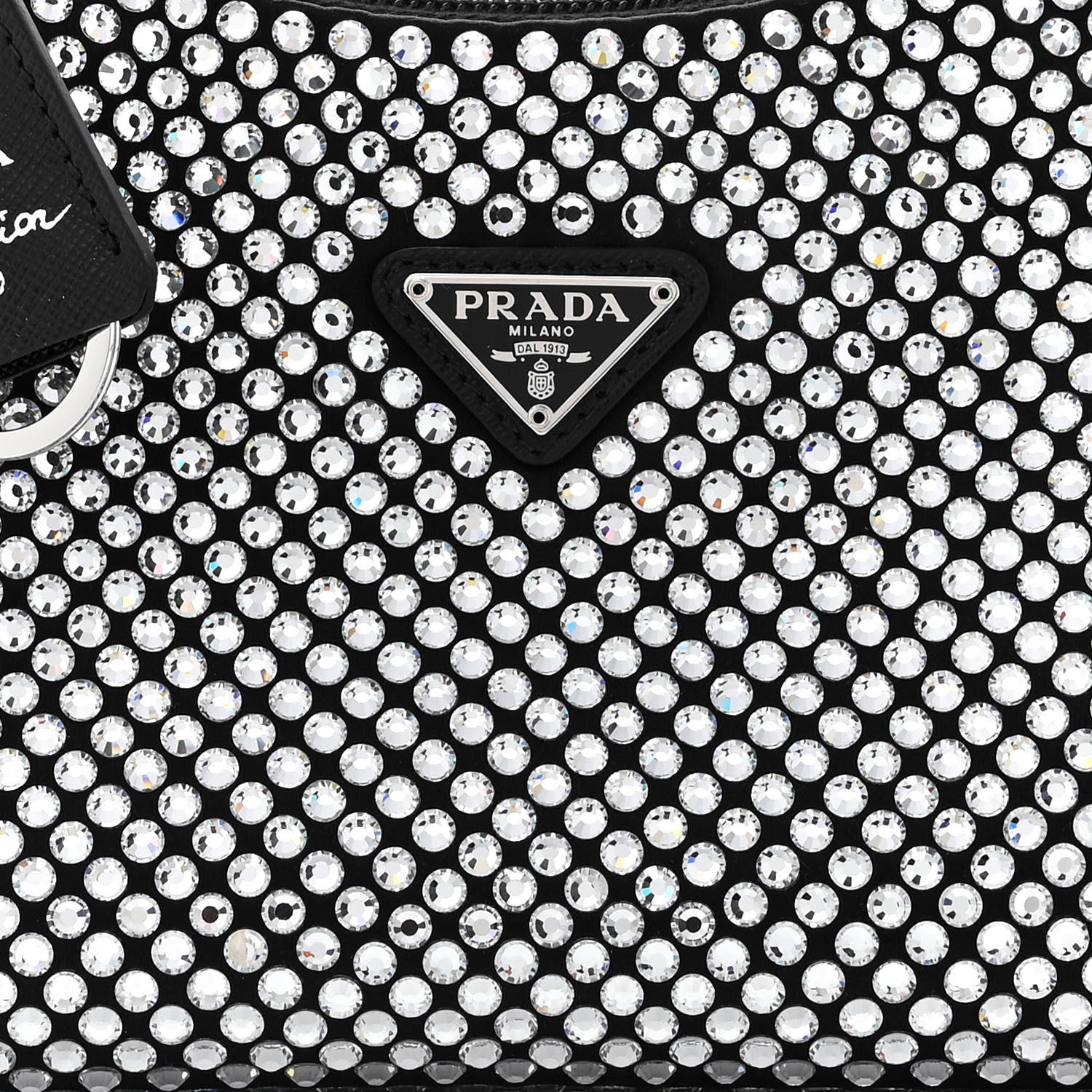 Prada Satin Crystal Mini Re-Edition 2000 Bag Cristal 7 of 9