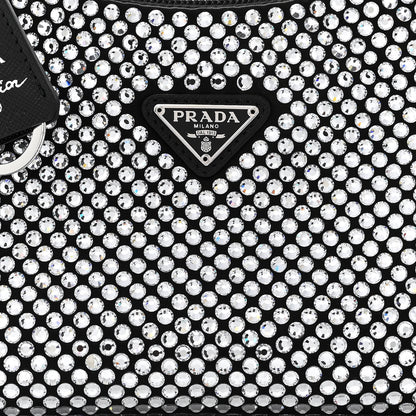 Prada Satin Crystal Mini Re-Edition 2000 Bag Cristal 7 of 9