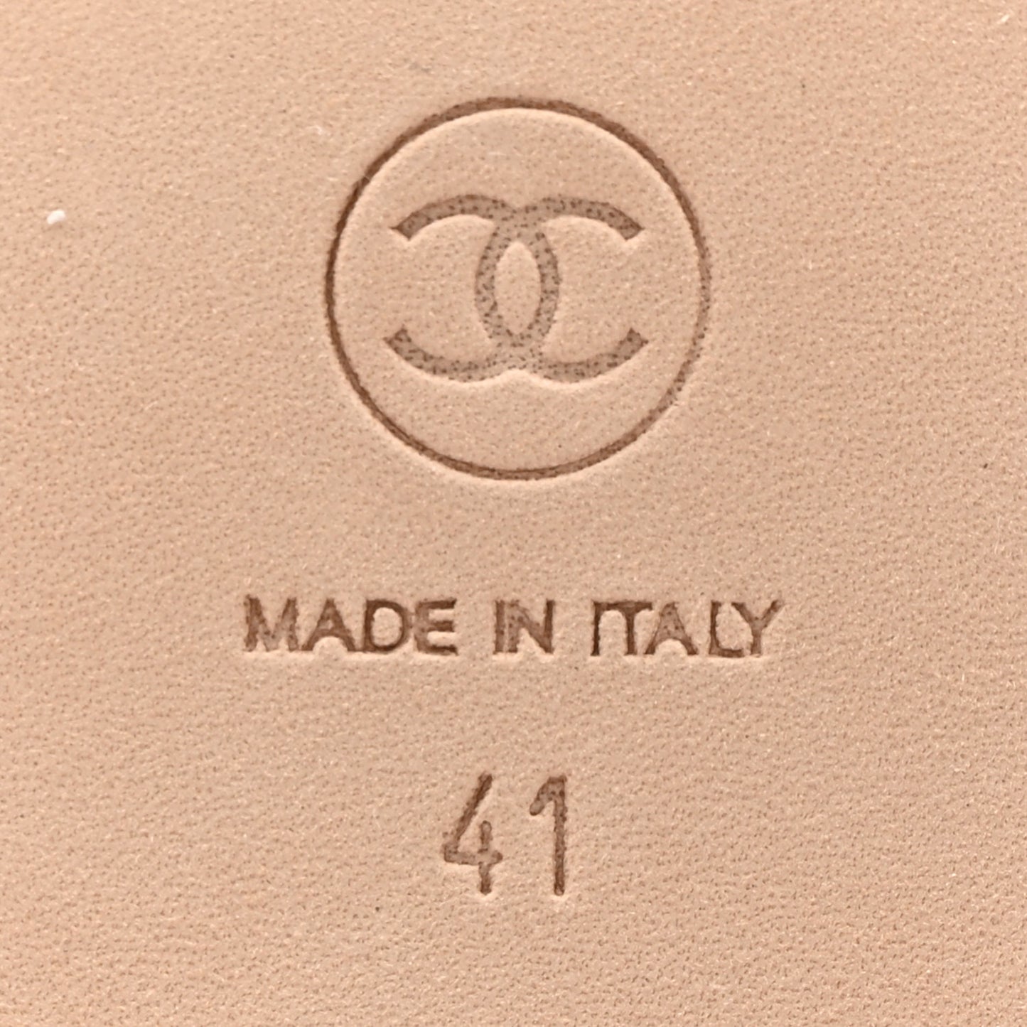 Raffia Braided CC Mocassin Loafers 41 White