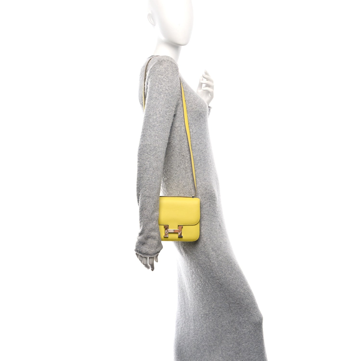 Hermes Swift Constance 18 Lime 2 of 13