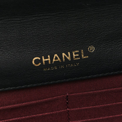 Chanel Patent Quilted Golden Class Wallet on Chain WOC Black 5 of 10