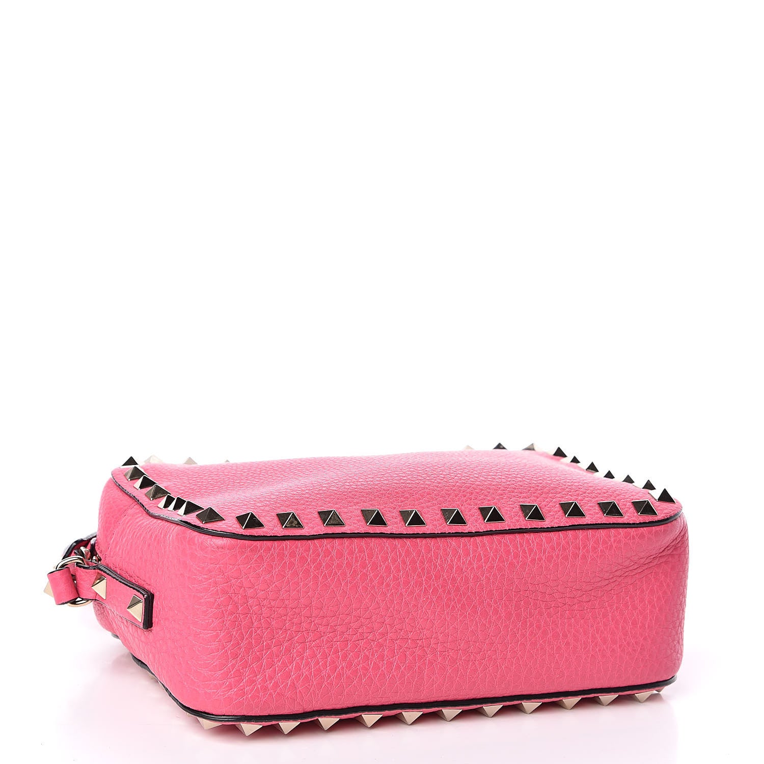 Valentino Garavani Pebbled Calfskin Rockstud Camera Crossbody Bag Peony 4 of 10