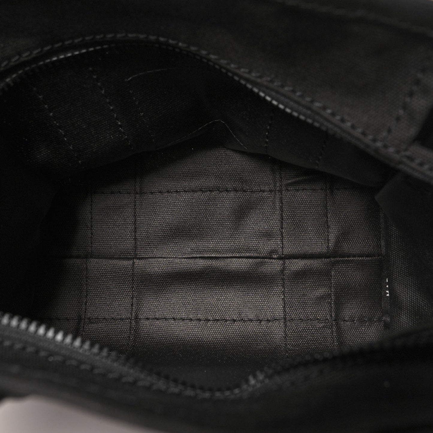 Cotton Canvas Small The Traveler Tote Bag Black
