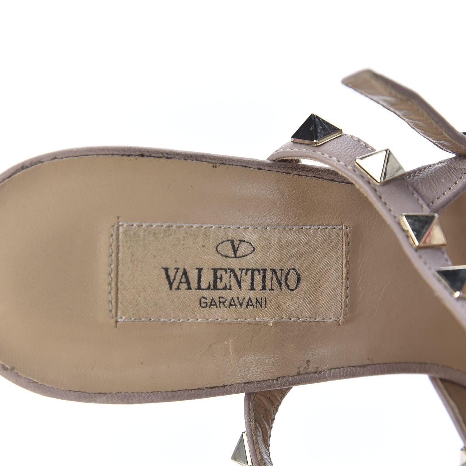 Valentino Garavani Patent Rockstud Ankle Strap 65mm Pumps 36.5 Peony Poudre 7 of 8
