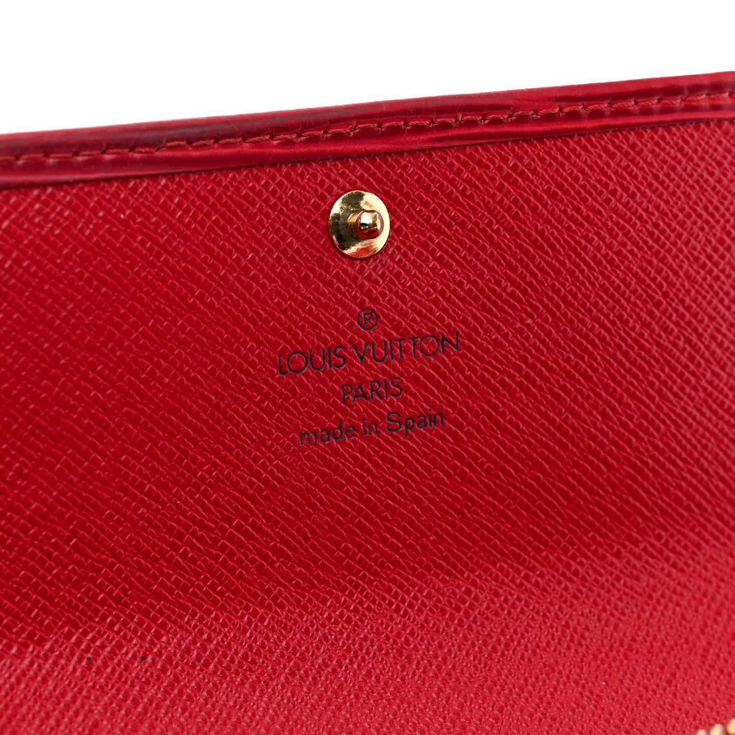 Louis Vuitton Epi Porte Tresor International Wallet  Castillan Red 6 of 7