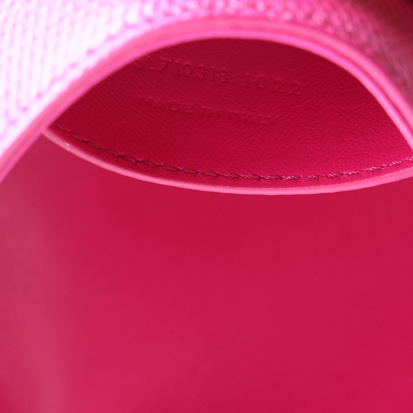 Calfskin Lizard Embossed Le 5 A 7 Mini Hobo Acid Pink