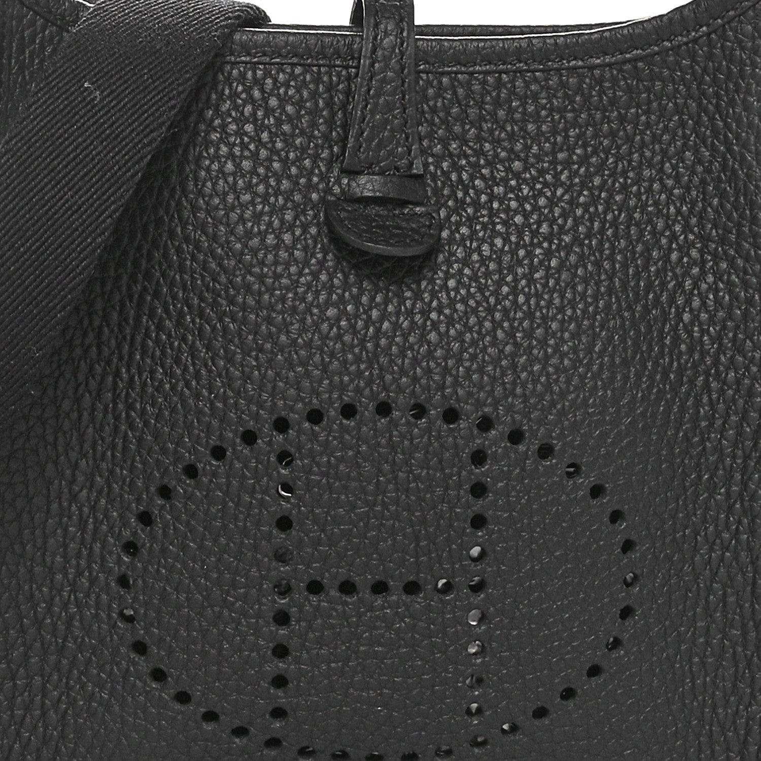 Hermes Taurillon Clemence Evelyne TPM Black 7 of 10