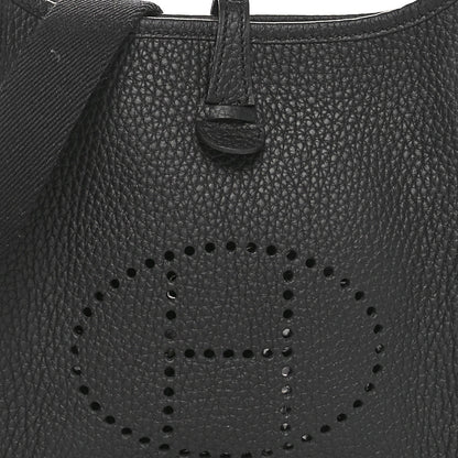 Hermes Taurillon Clemence Evelyne TPM Black 7 of 10