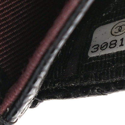 Chanel Caviar Quilted Flap Card Holder Wallet Black 8 of 12