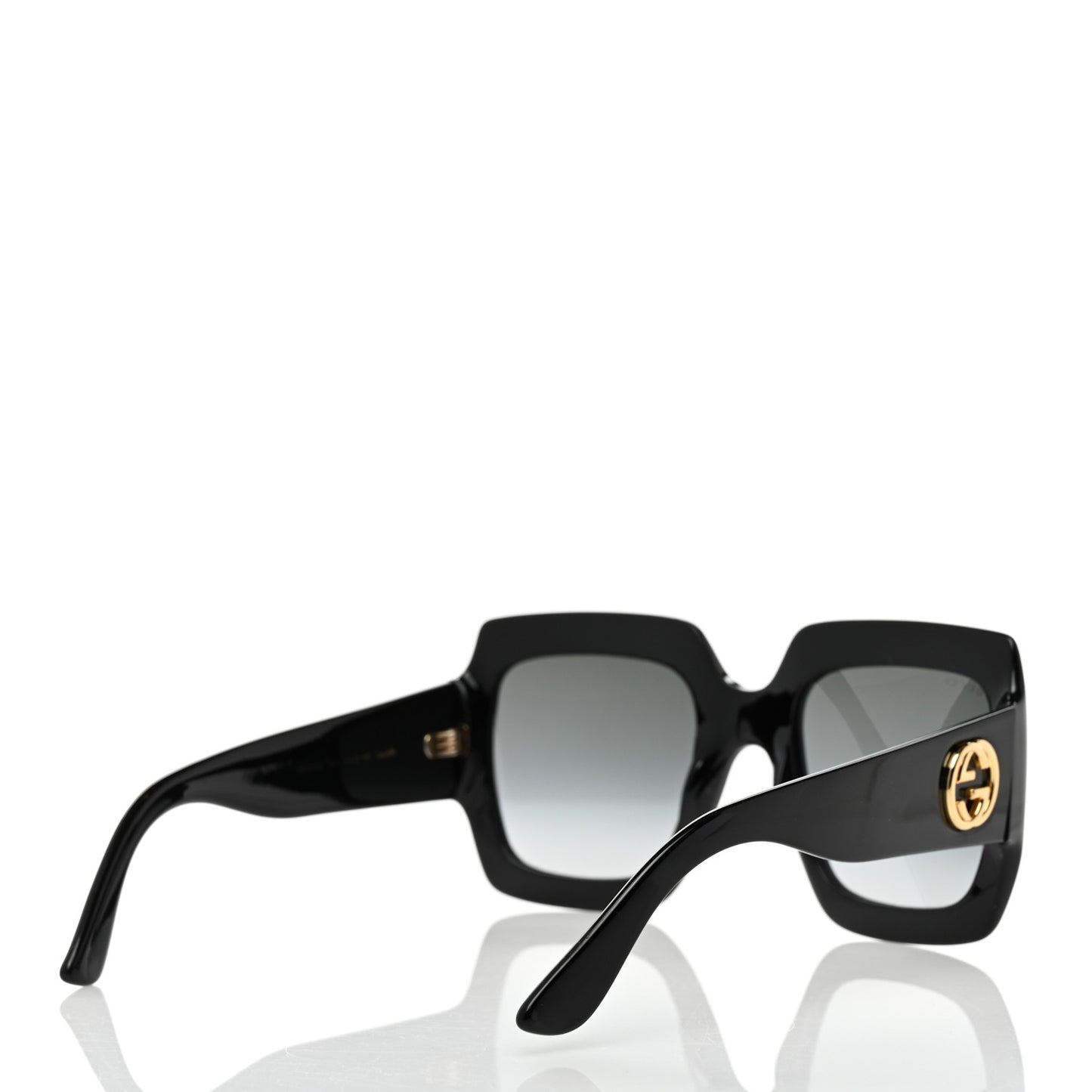 Acetate Square Frame Sunglasses GG0053S Black