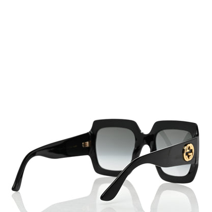 Gucci Acetate Square Frame Sunglasses GG0053S Black 4 of 8