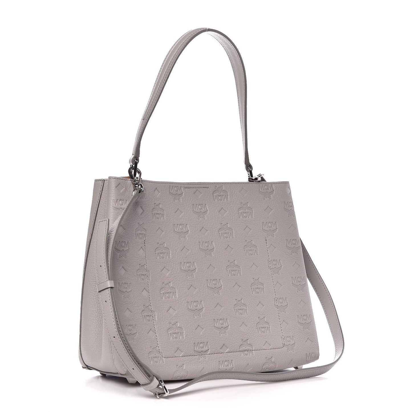 Calfskin Ottomar Monogram Sarah Convertible Hobo Dove