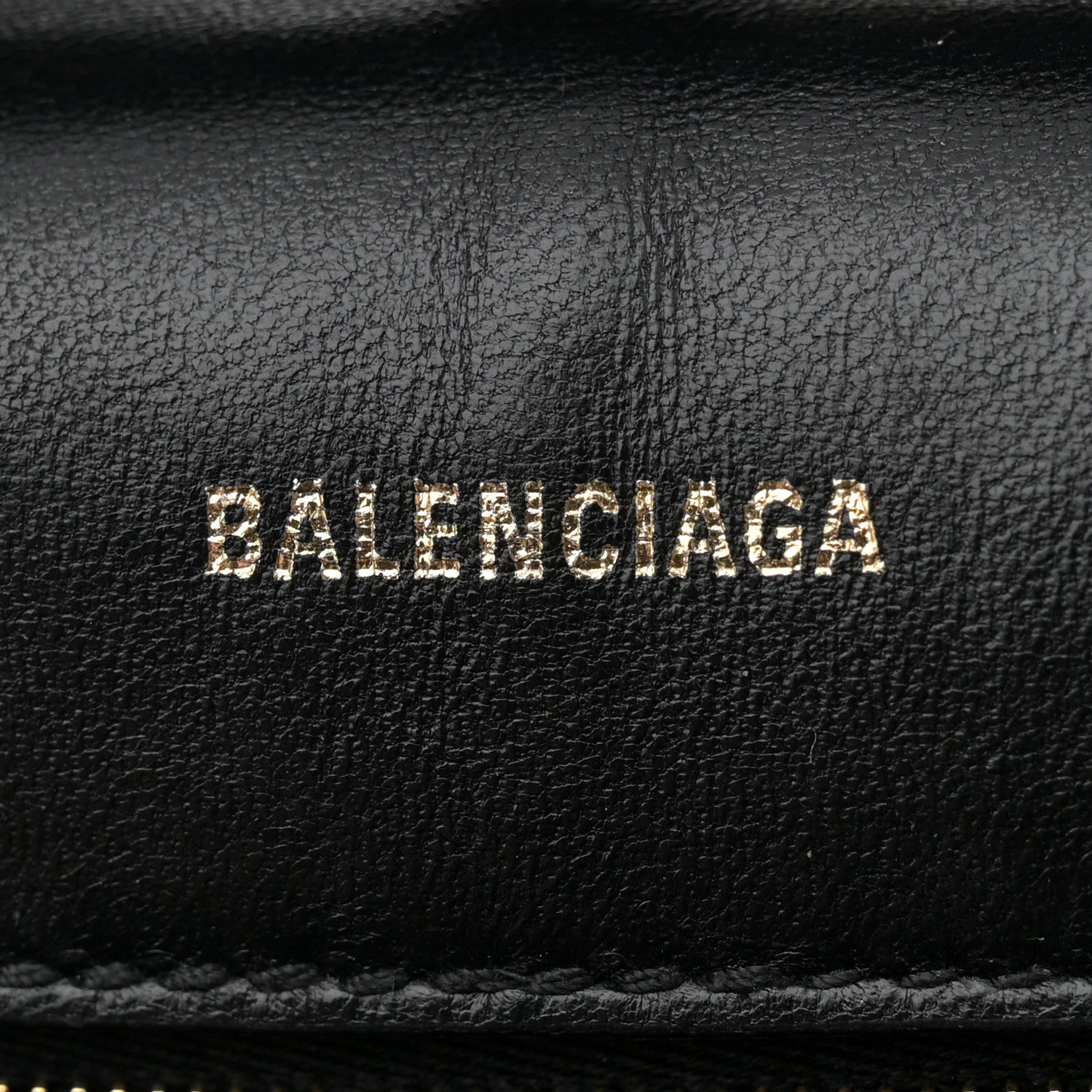 Balenciaga Semi Shiny Smooth Calfskin Small Downtown Shoulder Bag Black 6 of 12