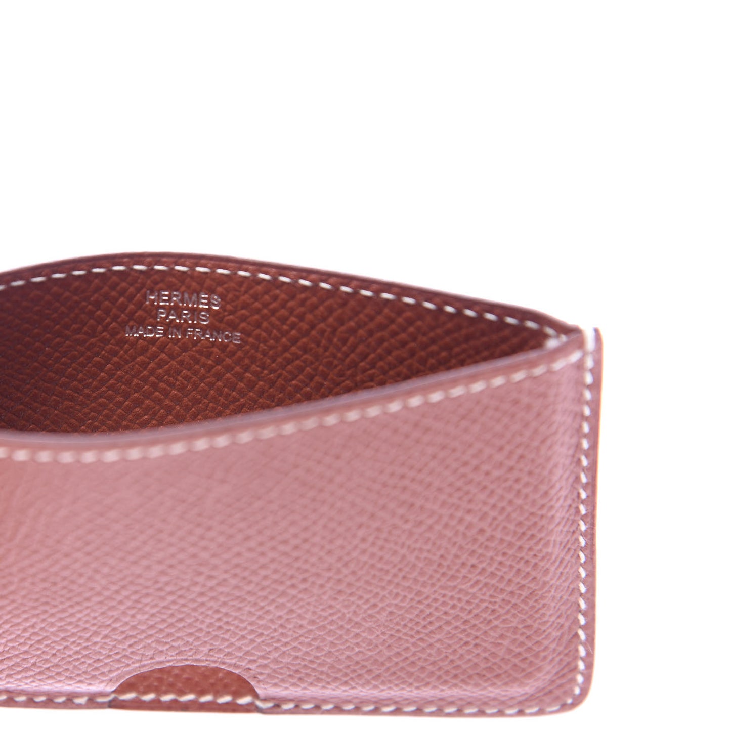 Epsom Porquerollers Card Case Brique