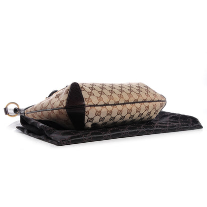 Gucci Monogram Horsebit Hobo Brown 4 of 7