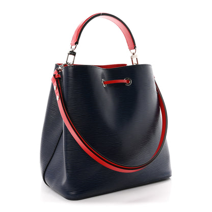 Louis Vuitton Epi NeoNoe MM Indigo 3 of 10