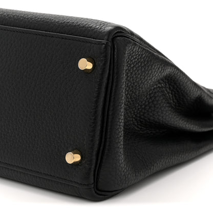 Hermes Taurillon Clemence Kelly Retourne 32 Black 10 of 11