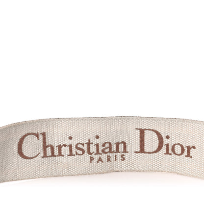 Christian Dior Canvas Embroidered Shoulder Strap Rose Des Vents 3 of 4