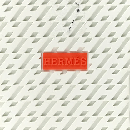 Hermes Calfskin Mens Keep Mule Sneakers 42 White Naturel 8 of 13