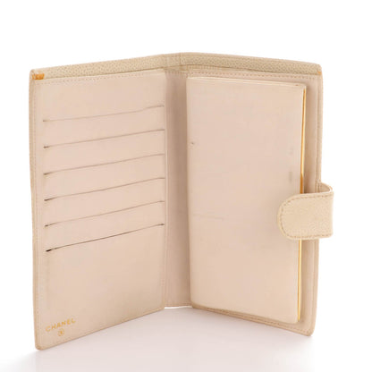 Chanel Caviar Timeless CC French Wallet Beige Clair 6 of 11