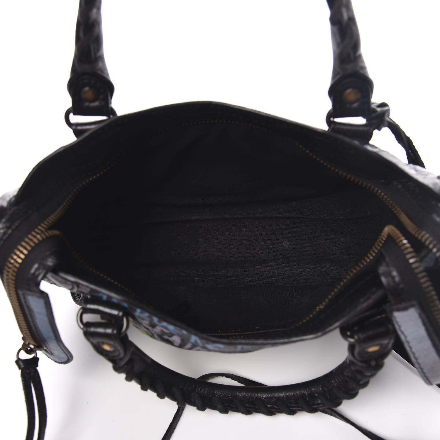 Balenciaga Agneau Arena Graffiti All Over Classic Hardware Mini City Black Multicolor 5 of 12