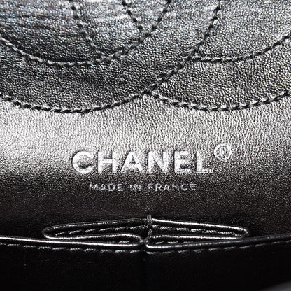 Chanel Metallic Aged Calfskin Quilted 2.55 Reissue 226 Flap Pewter 6 of 13