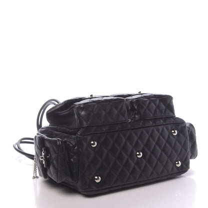 Chanel Calfskin Quilted Large Cambon Multipocket Reporter Black 4 of 11