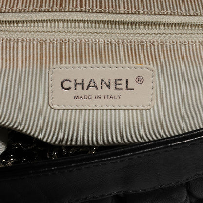 Chanel Crumpled Lambskin Chain Around Medium Messenger Black 5 of 7